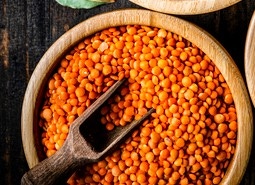 1/2 cup lentils (cooked) 1/2 cup lentils (cooked)