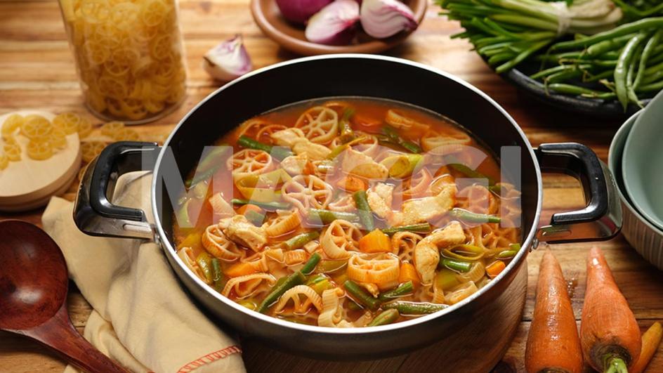 Pasta peppersoup for kids