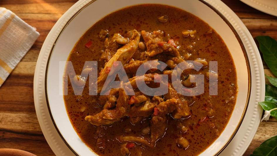 Banga soup beans combo