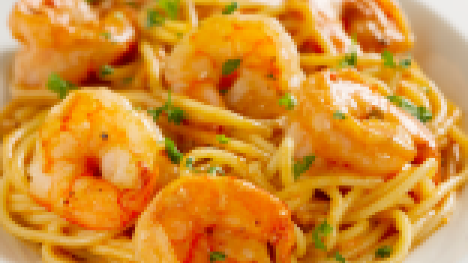 Alfredo Shrimp Pasta