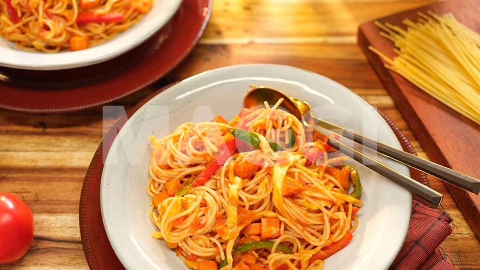 Jollof Spaghetti