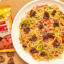 Stir-fry Noodles with Soya Chunks