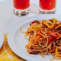 Stir Fried Suya Pasta