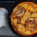 EGUSI IJEBU With POUNDED YAM