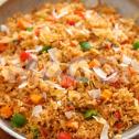 Crunchy Coconut Jollof Rice