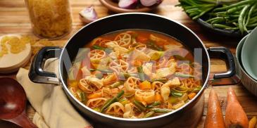 Pasta peppersoup for kids